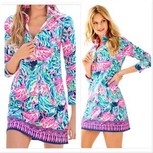 lilly pulitzer nwot skipper dress flamenco XXS